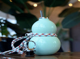 Gourd Shape Insulated Tumbler with Straw 520ml Travel thermos lightgreen 51187844