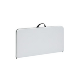 34" Square Resin Fold-in-Half Table, White 02906549