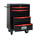 ZUN Rolling Metal Tool Chest with 4 Drawers, 20" 4-Drawer Tool Chest Cabinet with Ball Bearing Drawer W1102P245226