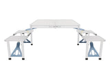 One Piece Folding Table and Chair Aluminum Alloy 66675538