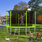 ZUN 8FT TRAMPOLINE Green K1163P147161