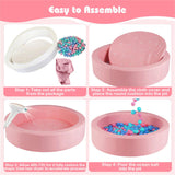 42 Inch Kids Round Foam Ball Pits with 25D Sponge Filling and Washable PU Cover 06215711