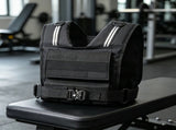 35lb Adjustable Weighted Vest, Iron Weight Training Vest with Shoulder Pad & Reflective Stripes for 71109755