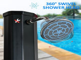 Solar heated shower 19188245