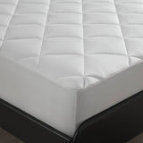 Overfilled Deep Pocket Mattress Pad White King B035P268151