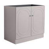 36" Freestanding Bathroom Vanity & 2 Soft-Close Cabinet Doors -Excluding Sink W999P241057