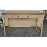 Solid Wood Desk with 1 Drawer and turned legs B03549013