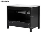 30-Inch Bathroom Vanity with Ceramic Sink and Ample Storage - The Perfect Choice for Small Bathrooms WF530809AAB
