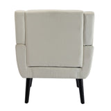Modern Soft Linen Material Ergonomics Accent Chair Living Room Chair Bedroom Chair Home Chair With W67634082