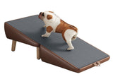 (UPGRADED) Dog Stairs for Small Dogs and Cats, Dog Ramp for Couch and Bed, Foldable 2-in-1 Wooden W2641P487640