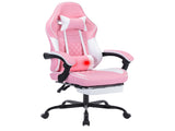 Ergonomic Video Gamer Chairs,Computer Gaming Chairs with Massage Lumbar Support and footrest,Racing W2367P288678