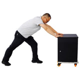 Movers Dolly Heavy Duty Furniture Dolly Trolley Cart 18''x12'' Aluminum Frame with 3'' TPU 13078464