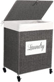 Laundry Hamper with Lid Laundry Basket with Handles Liner Bag Paper Woven Hampers for Laundry 35995522