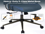Blue Color Blocking Office Chair with 2D Adjustable Headrest, Ergonomic High-Back Desk Chair 330 lbs 26628182