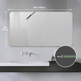 Bathroom Vanity Mirror , Wall-Mounted Mirror for Bathroom Anti-Fog Waterproof W2709P178995