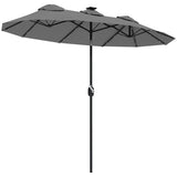 Outdoor beach umbrella/Double-Sided Market Umbrella 18201140