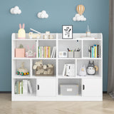 ZUN Kids Bookcase, Bookshelf with 6 Compartments, Freestanding Shelves and Cube Organizer, for Bedroom W808P171979