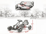 Blue 12V Electric Go Kart Kids Ride On Toy with EVA Tires, for Backyard Outdoor Play, 2 Speeds, 28979378