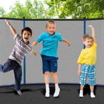 ZUN 10ft Blue Outdoor Toddler Trampoline with Enclosure Safety Net Jumping Fun Trampoline, heavy-duty 93849954