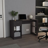 120-Home 47" Wide One Drawer Desk , Four Shelves, Writting Desk, Gamer Desk, Home Office, Living B070P254777