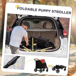 ZUN Dog Stroller /small animal cage/Pet cages （Prohibited by WalMart） 78006655