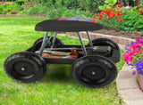 Gardening Stool - Rolling Garden Seat with Tray 20706992