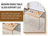The top of the coffee table is made of medium density fiberboard and wooden stickers, with W1151P183734