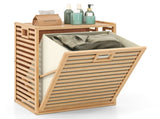 Bamboo Tilt-out Laundry Hamper 14721388