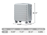 28 Inch ABS Hard Shell Large Travel Checked Luggage - Scratch Resistant Surface Four W2787P437272