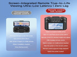XS8-Drone with HD Dual Camera for Beginners, Large Remote Screen & Body LCD Display, Brushless 13743133
