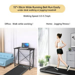 ZUN Under Desk Treadmill, 2 in 1 Pad Treadmill for Home, Portable Treadmill with Width Belt, T2856P198350