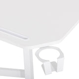 Techni Sport TS911D Gaming Desk with Shelves & Accessory Holder, White B031P269896