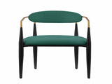 Modern Contemporary 2pcs Side Chairs Green Fabric Upholstered Ultra Stylish Chairs Set B011139604