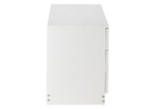 3-Drawer Wide Drawer Cabinet Particleboard Bedside Table with Textured Melamine Finish 12277839