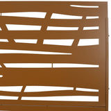 Outdoor & Indoor Privacy Metal Privacy 76" H48" W, Freestanding Decorative Privacy W465P193229