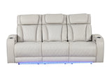 ZUN Fortuner Modern Style Upholstery Recliner Sofa Made with Wood & Massage Function Included-Beige B009P287718