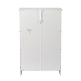 2-door louvered shoe cabinet 40186736