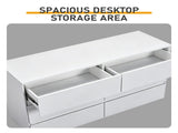 Handle-Free 6-Drawer Storage Cabinet Chest of Drawers with USB-Powered RGB LED Strip 79489683