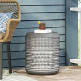 Outdoor LightWeight Concrete Side Table 73442.00