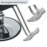 Classic Reclining barber Chair Salon Chair for Hair Stylist with Heavy Duty Hydraulic Pump, 360&deg 19137300