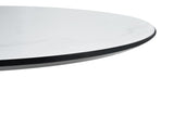 ZUN TULIP DINING TABLE ,Dia. 106cm ROUND, WHT, MARBLE WHT, 1pc per ctn 65205784