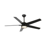 52in Ceiling Fans with Lights, Black Modern Ceiling Fan with Remote, Farmhouse Indoor Ceiling Fan , W2878P333282