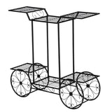 Paint Car Shape 6 Plant Stand Black 63180660