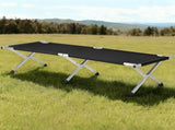 Portable Folding Camping Cot with Carrying Bag Army Black 23448879