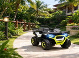 12V Kids 4-Wheeler ATV Quad, Ride-On Quad with Spring Suspension, LED Lights & Music USB 57249819