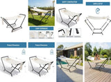 Freestanding Hammock with Stand, 600LBS Heavy Duty Outdoor Hammock Bed with Soft Pillow & Storage 99562261