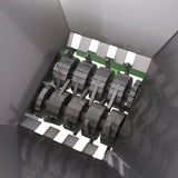 7L Manual Juicer Grinder with stand,Portable Fruit crusher with wheel Stainless Steel fruit Scratter W46563691