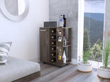 Tennessee Bar Cart, One Cabinet With Division, Six Cubbies For Liquor, Two Shelves B128P176191