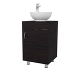 FM FURNITRE Loli Bathroom Vanity with Integrated Sink and Faucet, Wengue B128P293886