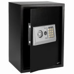 ZUN E50EA Home Business Security Keypad Lock Electronic Digital Steel Safe Black Box & Silver Gray 64761523